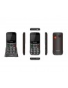 Móvil - QUBO SENIOR X-230, Negro, 2.31", 2G, Dual Sim