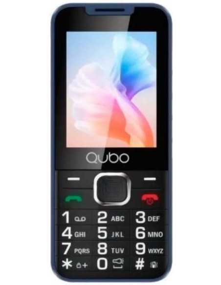 Móvil - QUBO X-240BL, Azul, 2.4",...