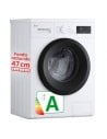 Lavadora Carga Frontal - LG F4A10S8NWK8,  Fondo Reducido, Blanco, 8 kg, 1400 rpm, Eficiencia A