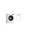 Lavadora Carga Frontal - LG F4A10S8NWK8,  Fondo Reducido, Blanco, 8 kg, 1400 rpm, Eficiencia A