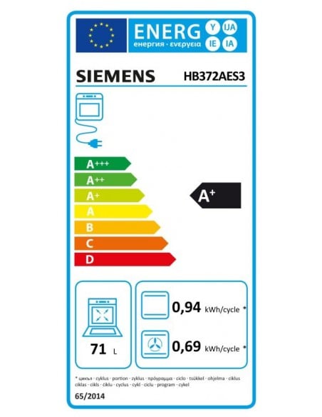 Horno Multifunción - BALAY HB372AES3,...