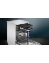 Lavavajillas Carga Frontal - Siemens SN23HW02ME, 60 cm, 14 Cubiertos, Blanco, Eficiencia D
