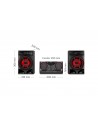 Minicadena - LG Xboom La Bestia CK43, 300W, Bluetooth, Negros