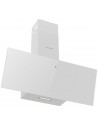 Campana Decorativa - ASPES ACPD901AIN, 90 cm, Cristal Blanco