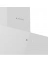 Campana Decorativa - ASPES ACPD901AIN, 90 cm, Cristal Blanco