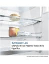 Combi Libre Instalación - BOSCH KGN39VIEB, Inox, Altura 2.03 m, No Frost, Pantalla