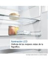 Combi Libre Instalación - BOSCH KGN39VWEB, Blanco, Altura 2.03 m, No Frost, Pantalla