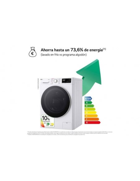 Lavadora Secadora - LG F4DR5509A0W,...