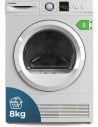Secadora Bomba Calor - HYUNDAI HSC800, 8 kg, Blanco, Eficiencia B