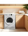 Secadora Bomba Calor - HYUNDAI HSC800, 8 kg, Blanco, Eficiencia B