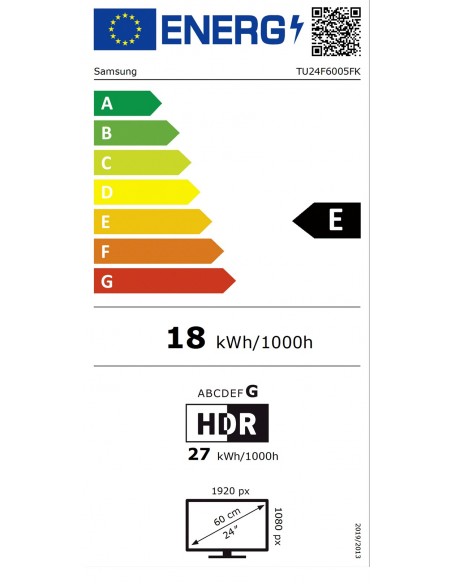 TV LED - SAMSUNG TU24F6005FKXXC, 24",...