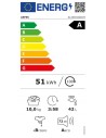 Lavadora Libre Instalación - ASPES AL10401AIDVX, Blanco, 10 kg, Eficiencia A, 1400 rpm