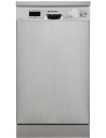 Lavavajillas Libre Instalación - ASPES AJ104501EDX, Inox, 45 cm, Eficiencia E