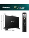 TV LED - HISENSE 32A5NQ, 32", VIDAA, WiFi, Full HD