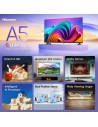 TV LED - HISENSE 32A5NQ, 32", VIDAA, WiFi, Full HD