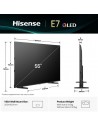 TV QLED - HISENSE TV06224576, 55", 4K, HDR10+ TV QLED - HISENSE TV06224576, 55", 4K, HDR10+