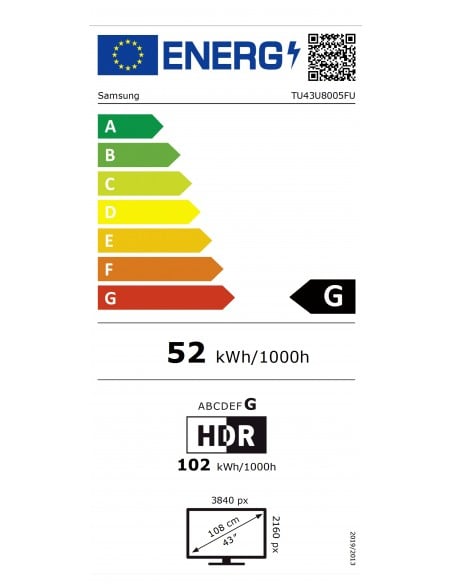 TV LED - SAMSUNG TU43U8005FUXXC 43",... TV LED - SAMSUNG TU43U8005FUXXC 43",...