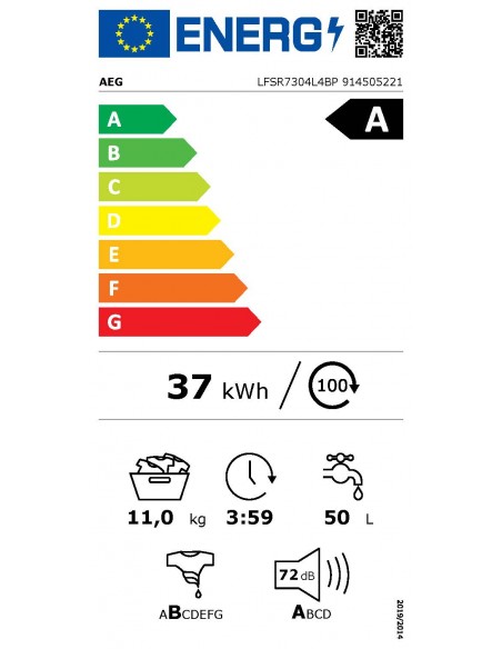 Lavadora Libre Instalación - AEG... Lavadora Libre Instalación - AEG...