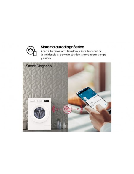 Lavadora Secadora - LG W4X1085NWH,... Lavadora Secadora - LG W4X1085NWH,...