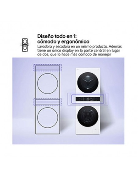 Lavadora Secadora - LG WT1210WWF,... Lavadora Secadora - LG WT1210WWF,...
