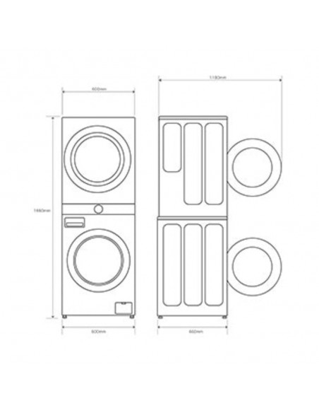Lavadora Secadora - LG WT1210WWF,... Lavadora Secadora - LG WT1210WWF,...