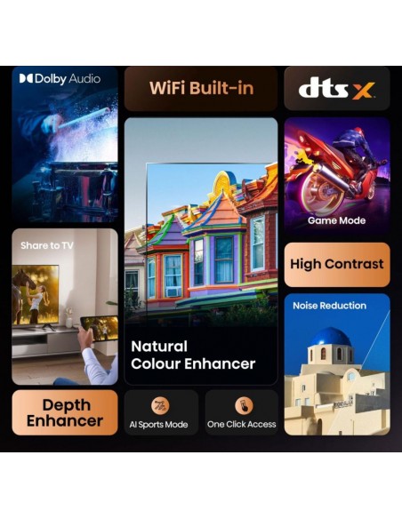 TV LED - HISENSE 32A4Q, 32", HD Ready... TV LED - HISENSE 32A4Q, 32", HD Ready...