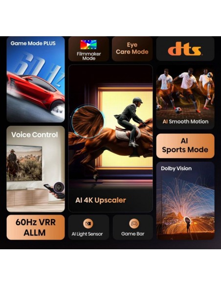 TV LED - HISENSE 43A6Q, 43", 4K, HDr10+ TV LED - HISENSE 43A6Q, 43", 4K, HDr10+