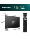 TV ULED - HISENSE 55U6NQ, 55", 4K UHD, Smart TV, HDR TV ULED - HISENSE 55U6NQ, 55", 4K UHD, Smart TV, HDR