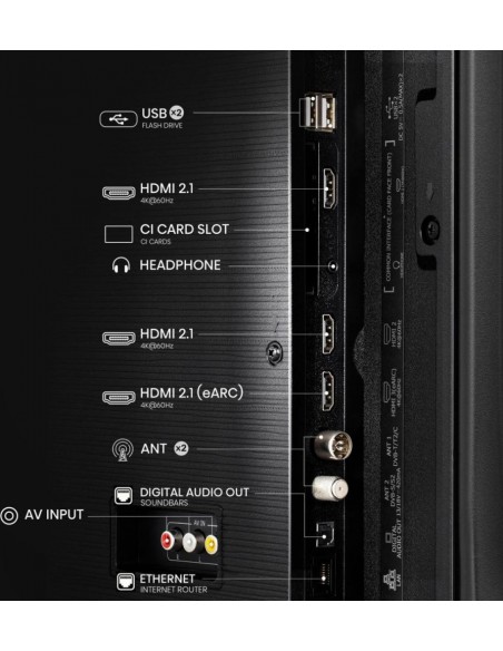 TV QLED - HISENSE TV04224278, 43",... TV QLED - HISENSE TV04224278, 43",...