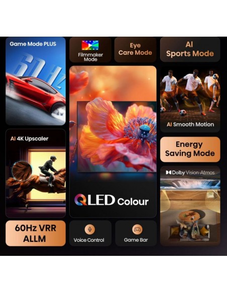 TV QLED - HISENSE TV04224278, 43",... TV QLED - HISENSE TV04224278, 43",...