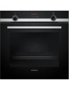 Horno Multifunción - SIEMENS HB574AER3, Cristal Negro, Pirolítico, 71L