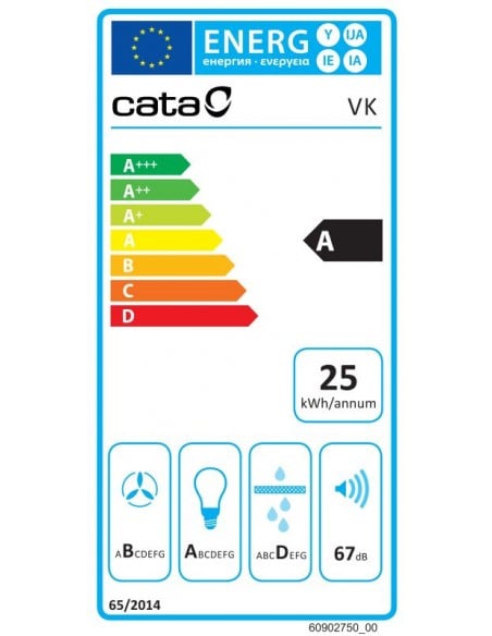 Campana Decorativa - CATA VK 6000 BK,...