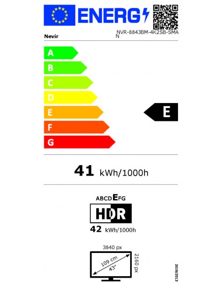 TV LED - NEVIR NVR-8843BM-4K2SB-SMAN,...