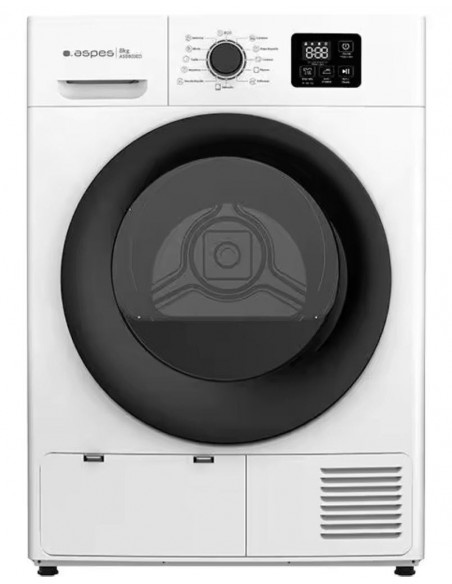 Secadora - ASPES ASB803ED, Blanco,...