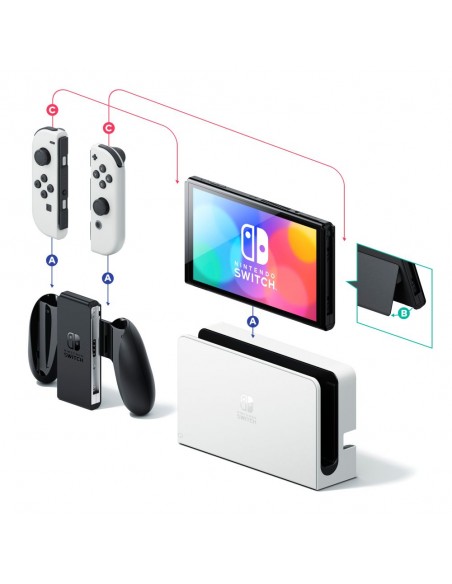 Videoconsola - NINTENDO Switch OLED,...