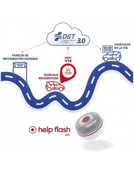 Baliza V16 Luminosa - HELP FLASH V16...