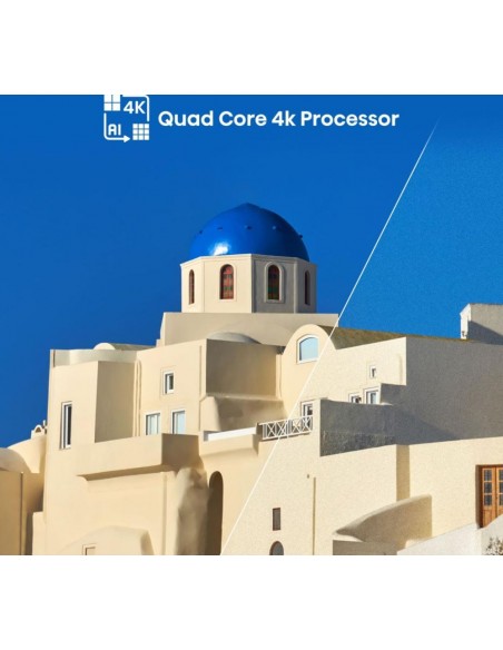 TV QLED - HISENSE 50E77NQ, 50", 4K...