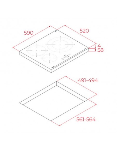 Placa Flexinducción - TEKA IBC 63...