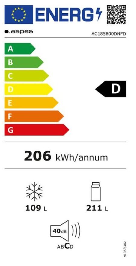 Etiqueta de Eficiencia Energética - AC185600ENFB