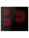 Placa Vitrocerámica - TEKA TZC 63120 TTC BK, 3f, Touch Control