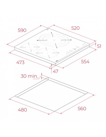 Placa Vitrocerámica - TEKA TBC 63120...