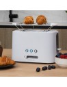 Tostador - CECOTEC Toast&taste 9000 Double, 2 Rebanadas, 6 niveles, Blanco