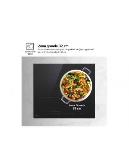 Placa Inducción - LG CI5Z2421BN, 3...