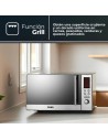 Microondas Libre Instalación - SVAN SVMW823GDX, Inox, 23L, Grill