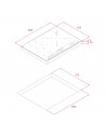 Placa Inducción - Teka IZC 53320 MSP, 3 zonas de cocción, Touch control Multislider, 60x43 cm, Biselada, Negro