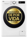 Lavadora Libre Instalación - LG F2WR5S09A0W, Blanco, 9 kg, Eficiencia A