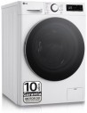 Lavadora Libre Instalación - LG F4WR6010A1W, Blanco, 10 Kg, 1400 rpm, Eficiencia A