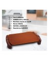 Plancha de Asar -  Jata  GR559, 1.600 W, Terracota, 46x28 cm