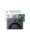 Secadora Libre Instalación - LG RHA1008NDK, Bomba de Calor, Inox, Grafito, 8 kg, Eficiencia D