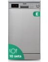 Lavavajillas Libre Instalación 45 cm - SVAN SJ104501EDX, Inox, 10 Cubiertos